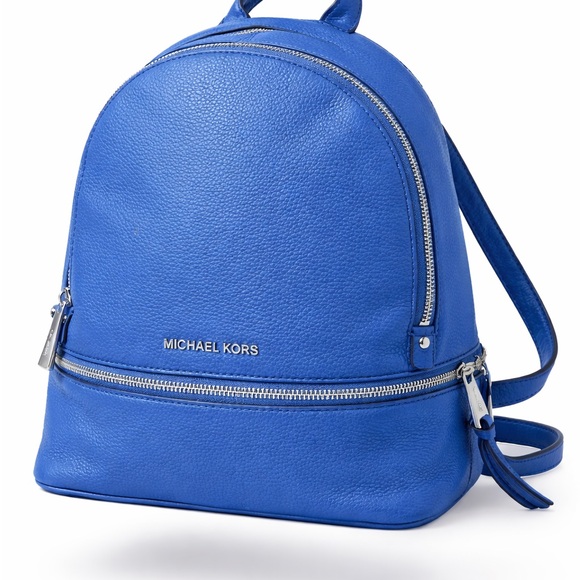 Michael Kors Handbags - Michael Kors Vibrant Petite Blue Backpack